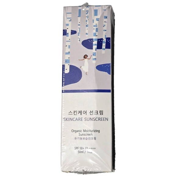 SKINCARE SUNSCREEN SPF 50 Organic Moisturizing PA++++ Anti-Aging UVA UVB 50 mL - Picture 1 of 5